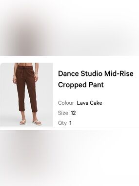 Lululemon Dance Studio Mid-rise Cropped Pants